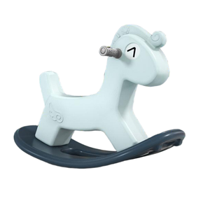 <span class=keywords><strong>Cheval</strong></span> à bascule en plastique 2-en-<span class=keywords><strong>1</strong></span> : Jouet à bascule et à chevaucher pour bébés de 2 à 4 ans, équipement de jeu d'intérieur - Product Image 2