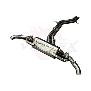 ระบบท่อไอเสียแบบ Catback พร้อมวาล์วอิเล็กทรอนิกส์คู่ Vortex SS304 สำหรับ Audi Q8 SQ8 3.0T V6 55TFSI ปี 2019-2024 ชุดแต่งท่อไอเสีย - Product Image 2