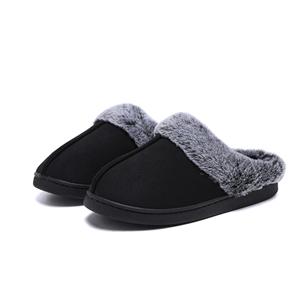 Dames Slipper Met Traagschuim Pluizig Zacht Warm Slip Op Huis Slippers Anti-Slip Gezellig Pluche Voor Binnen Buiten - Product Image 3