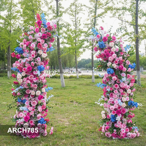 Popular DKB Artificial <b>Flowers</b> Wholesale High End Wedding Silk <b>Flower</b> Arch Customizable Size Eco-Friendly Durable Festivals - Product Image 2