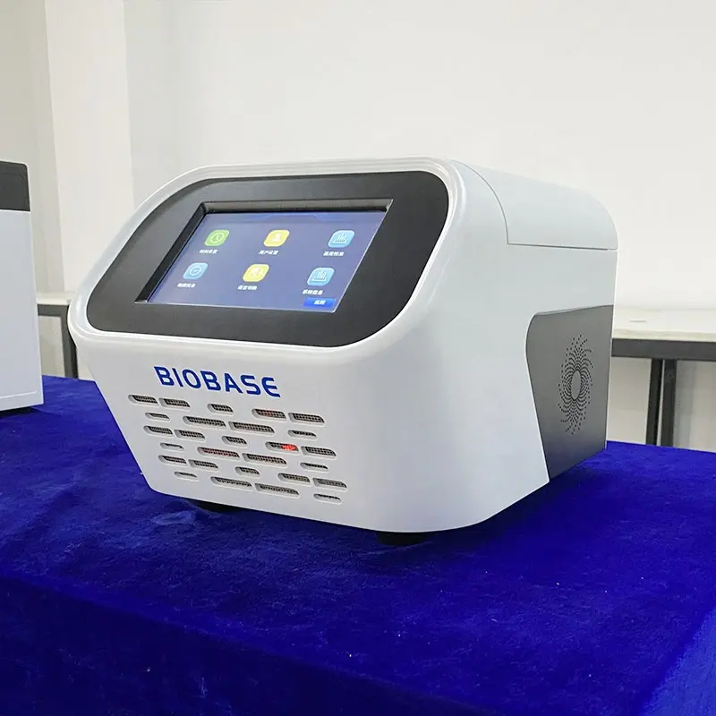 Biobase Cycler termal waktu nyata, pemanas layar sentuh PCR kinerja tinggi prosesor sinyal digital TEC01 untuk lab