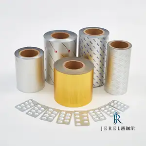 JEREL Pharmaceutical cold stamping alu alu blister foil for capsule packaging