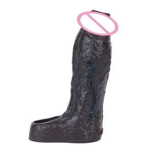 Funda para Pene Abierta de 14 cm de Longitud, Color Negro, Anillo para Pene, Retrasa la Eyaculación, Juguetes Sexuales para Hombres - Product Image 4