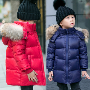 Vestes d'hiver <span class=keywords><strong>en</strong></span> duvet de haute qualité pour filles et garçons, manteaux longs et élégants pour enfants de 80 à 160 cm, fermeture éclair, vêtements d'extérieur - Product Image 5