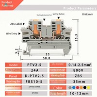 Módulo Acoplador EtherCAT Duobin PLC Original Nuevo, JUMPER BAR LOT, Interfaz de Comunicación Ethernet RS485 para Uso Industrial