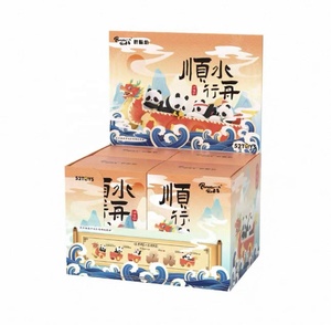 52TOYS PandaRoll Barca sul <span class=keywords><strong>Fiume</strong></span> Scatola Misteriosa Giocattoli Panda Barca Lunga Regalo Festivo Artigianale - Product Image 1