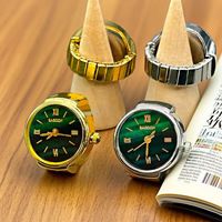 Montre de mode transfrontalière en forme d'anneau pour hommes et femmes, design minimaliste, tendance, créative, modèle personnalisé JZ0002, directement de l'usine