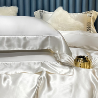 Parure de lit de luxe en bambou, ensemble housse de couette et draps 100% bambou, vente en gros
