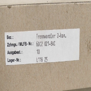 1 ピース真新しいオリジナル 6dc2021-8ac 絶縁コンバータ <span class=keywords><strong>2</strong></span> チャンネル 6dc2 021-8ac E10 Plc 産業オートメーション - Product Image 3