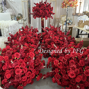 Ifg trung tâm đám cưới sang trọng 32 inch hoa màu đỏ bóng kích thước 80 cm Bảng trang trí - Product Image 2