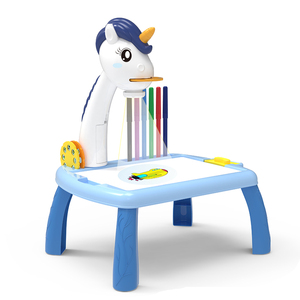 เครื่องสร้างโปรเจคเตอร์เพื่อการศึกษาของเด็กอาร์เอสเครื่องพ่นสีโต๊ะของเล่นสำหรับเด็กผู้หญิง4-6Y ต้องใช้3 AA - Product Image 1