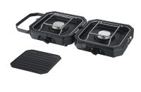 Réchaud de camping portable pliable à deux brûleurs 2026, à économie d'énergie, pour la cuisson de steaks et la randonnée