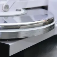 Machine à aplatir les tortillas, les tacos et les pâtes à pizza semi-automatique, électrique, ronde, de 18 pouces, pour restaurant