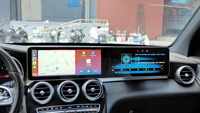 Bosstar Dual Screen CarPlay untuk Mercedes Benz GLC C V Class NTG 5.0/5.5/6.0 LHD Android Car Radio GPS Multimedia Player