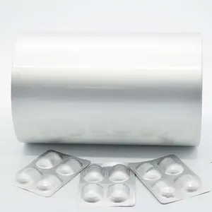 Pilules blister sous forme froide rouleau de feuille pharmaceutique alu alu pvc tablette d'emballage pharmaceutique feuille d'aluminium