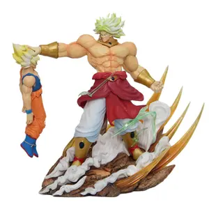 Figuras de Acción de <span class=keywords><strong>Dragon</strong></span> <span class=keywords><strong>Ball</strong></span> Z Recién Llegadas de <span class=keywords><strong>2023</strong></span> Son Goku vs. Broly Estatuilla de PVC Estatua Juguetes de Colección - Product Image 1