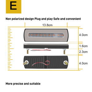 Luz de Posición Lateral LED para Camión, 6 LED, IP67, Impermeable, ABS, 12-24V, Doble Color con Intermitentes, Luz Trasera de Freno para Motocicleta - Product Image 3