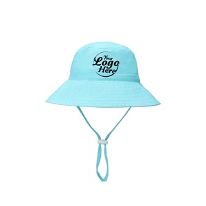 Sombrero de Pescador para Bebés y Niños Pequeños con Protección Solar UPF 50+, Logotipo Personalizado, Ajustable, para las Cuatro Estaciones, para Niñas y Niños - Product Image 1