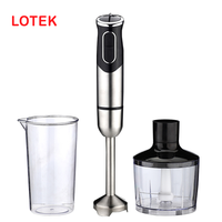 Mixeur Plongeant Électrique à Vitesse Variable avec Bouton Poussoir, Contenant en Plastique, Usage Domestique, Vente en Gros