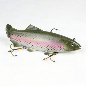 Señuelo Blando de Simulación de Trucha de 300mm y 372g, Personalizado de Fábrica, Cebo Artificial para Pesca de Grandes Peces, Señuelo Blando para Lucio, Salmón y Atún - Product Image 4