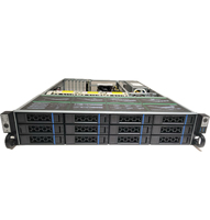 ODM OEM 2U 12 Hotswap Bays AMD EPYC 9135 16C Server Penyimpanan Dengan PSU Redundant Komputer Server Kustom untuk Dijual