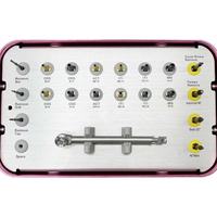 Kit d'outils universels de restauration d'implants dentaires, ensemble de forets pour l'extraction d'os et kit de trephines gingivales