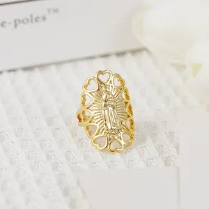 Wholesalers Adjustable Virgin Mary Ring Souvenir Mother's Day Engagement Anniversary Gift For Women