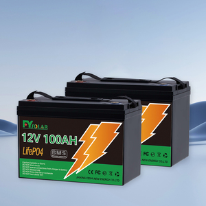 Paquete de batería de iones de litio de fácil instalación 12V 100ah 200ah para sistema solar doméstico - Product Image 2