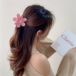 Pinzas para el pelo de silicona suave y grandes de Color sólido a la moda para mujer - Product Image 5