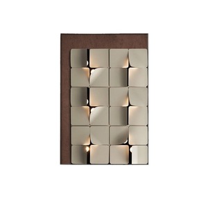 Peinture décorative abstraite minimaliste moderne avec éclairage arrière, cadre rectangulaire en alliage d'aluminium, toile huilée, art mural pour entrée - Product Image 5