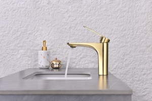 Truyền Thống Duy Nhất Đòn Bẩy Lưu Vực Tap Brass Nóng Và Lạnh Mixer Boong Núi Bồn Rửa Vòi Nước Cho Khách Sạn Và Phòng Tắm - Product Image 4