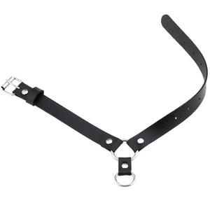 Nuova collana con colletto pendente in pelle sintetica personalizzata punk O <span class=keywords><strong>girocollo</strong></span> con cinturino per clavicola da donna - Product Image 3