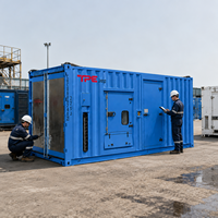 Générateur diesel refroidi par eau EPA Tier 4 en conteneur 1500 tr/min/1800 tr/min, insonorisé et silencieux pour l'alimentation hors réseau