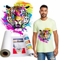 Film DTF Double Mat 60cm en Rouleau pour Transfert Thermique sur Vêtements, Application Haute Température, Matériau PET, Taux de Transfert de 99% KINSEDO