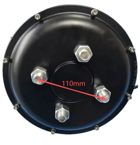 10인치 단일 측면 샤프트 BLDC 48V 60V 72V 1500W 허브 모터 골프 카트 ATV 모터 - Product Image 5