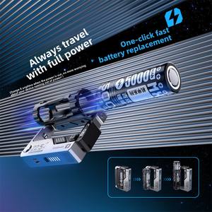 Batterie externe en plastique à clipser, échange de batterie en un clic, grande capacité, <span class=keywords><strong>chargeur</strong></span> de batterie 21700, charge rapide 22,5 W, <span class=keywords><strong>portable</strong></span> - Product Image 1