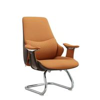Chaise de bureau de direction ergonomique en cuir PU de luxe avec fonction pivotante à 360°, réglable en hauteur et inclinable, structure moderne en aluminium