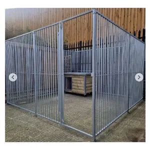 Cage portable d'extérieur pour chien, clôture en fer de 6 pieds, prix bas, maison pour animaux de compagnie