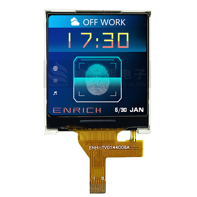 1.44 Inch 128x128 Resolution TFT LCD Display Module with ST7735S Drive IC and 6 0'clock Viewing Angle