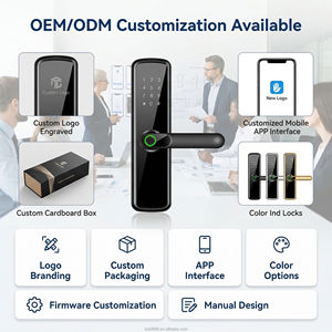 <span class=keywords><strong>Serrure</strong></span> Intelligente Tuya 2026 avec Ttlock RFID Empreinte Digitale Cloud pour Porte en Bois ou en Aluminium, Intégration Smart Home et Contrôle d'Accès - Product Image 6