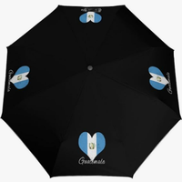Parapluie Automatique Imperméable et Anti-UV avec Motif Thème Drapeau National Haïtien – Prêt pour le Week-end