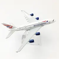 16cm A380 British Airways custom made moulé sous pression avion jouet pour enfants