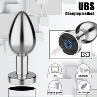 Best-seller - Vibromasseur anal télécommandé - Stimulation de la prostate - Vibromasseur anal de grande taille - Jouet sexuel anal pour homme et femme