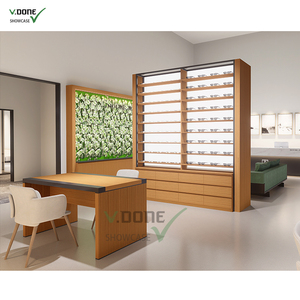 Quang cửa hàng <span class=keywords><strong>Wall</strong></span> Mount hiển thị tủ Eyewear cửa hàng thiết kế nội thất hiển thị đồ nội thất Kính Showcase cho kính cửa hàng - Product Image 4