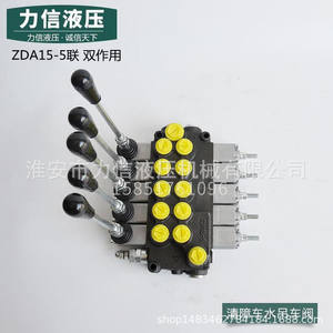 Válvula Distribuidora Hidráulica de Doble Acción para Grúa Montada en Camión ZDA15E-5-Link, Válvula de Control Manual Bidireccional, Válvula Multidireccional - Product Image 2