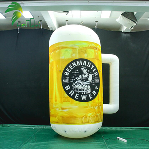 Taza de cerveza inflable, barril de cerveza inflable de plástico, botella de cerveza inflable gigante de publicidad personalizada - Product Image 4