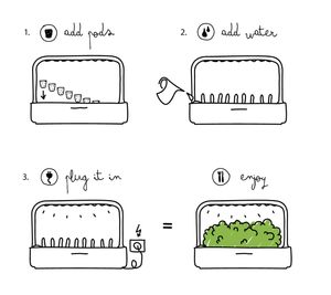 Kit de <span class=keywords><strong>d</strong></span>émarrage de jardin <span class=keywords><strong>d</strong></span>'herbes végétales blanc <span class=keywords><strong>Click</strong></span> <span class=keywords><strong>Grow</strong></span> de haute qualité pour jardin <span class=keywords><strong>d</strong></span>'<span class=keywords><strong>intérieur</strong></span> - Product Image 6