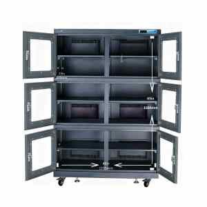 Armoire de séchage <span class=keywords><strong>d</strong></span>éshumidifiante haute performance 1430L avec <span class=keywords><strong>humidité</strong></span> relative de 20%-60%, idéale pour les nouveaux matériaux, les semi-conducteurs et les domaines des nouvelles énergies - Product Image 3