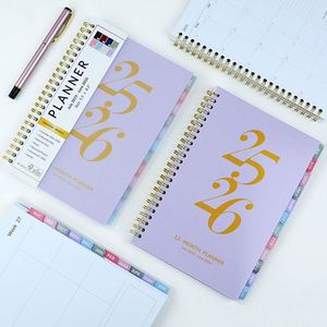 Offre Spéciale – Carnet Agenda A5 Spirale Personnalisé avec Couverture PVC – Journal Mensuel et Planificateur Quotidien d'Objectifs – Papier Écologique - Product Image 1