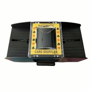 Mélangeur de cartes automatique 1-2 vitesses pour poker, machine à mélanger électrique compacte en ABS avec écran d'affichage clair, conception durable - Product Image 2